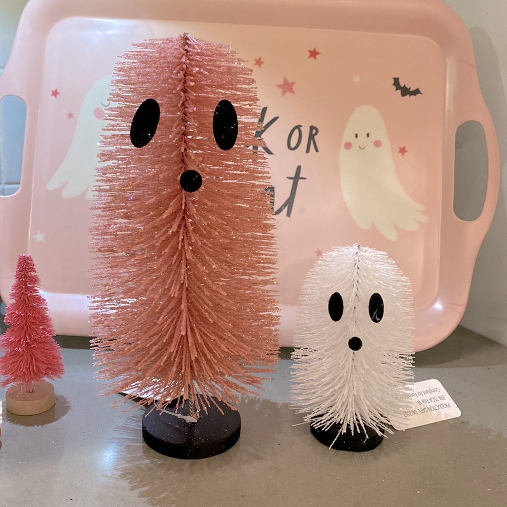 Bottle Brush Halloween Ghosts New!!